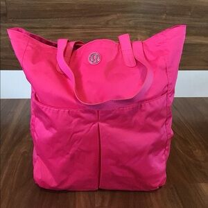 Lululemon Pink Large tote Bag